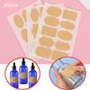 Decoration Gift Candy Tags Self Adhesive Packaging Seals Kraft Paper Blank Sticky Labels Stickers