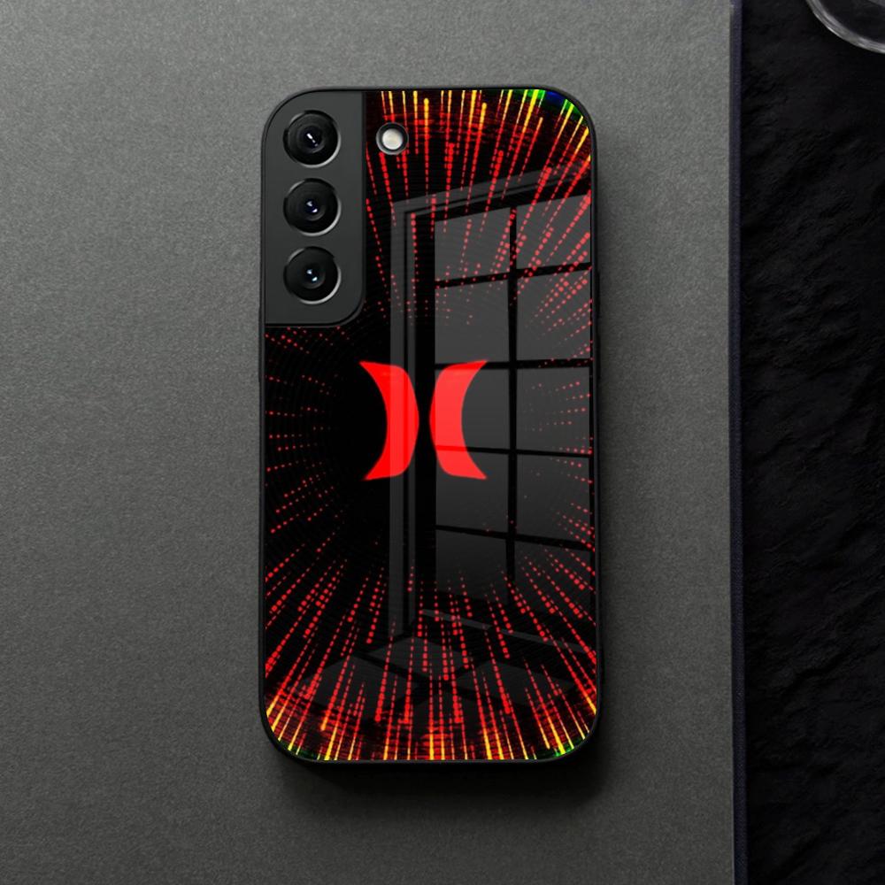 Hot Brand H-hurleyes Phone Case Glass For Samsung Galaxy S21 S25 S22 S20 S24 S23 Ultra Fe Plus A16 A34 A54 A24 Coque