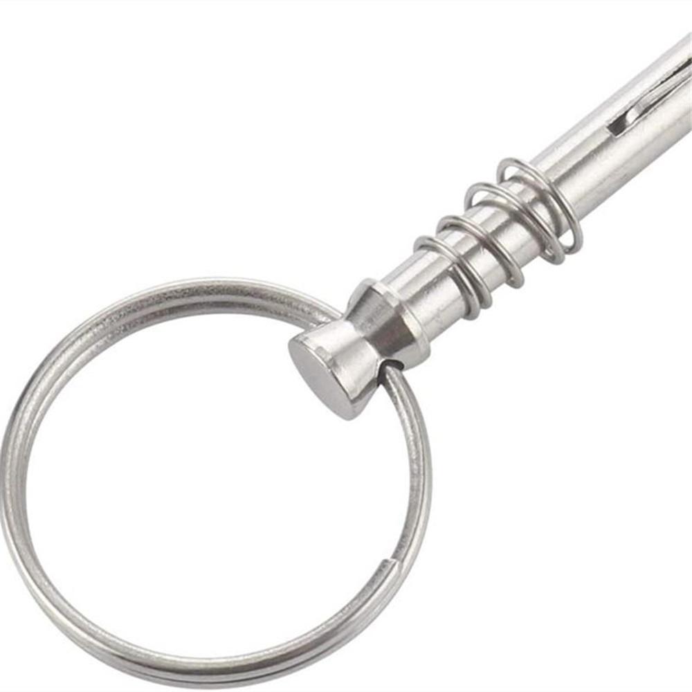 2 Pcs 8mm 316 Stainless Steel Quick Release Pin – Marine Grade Bimini Top Deck Hinge Pin For Boat Canvas Support Hardware
