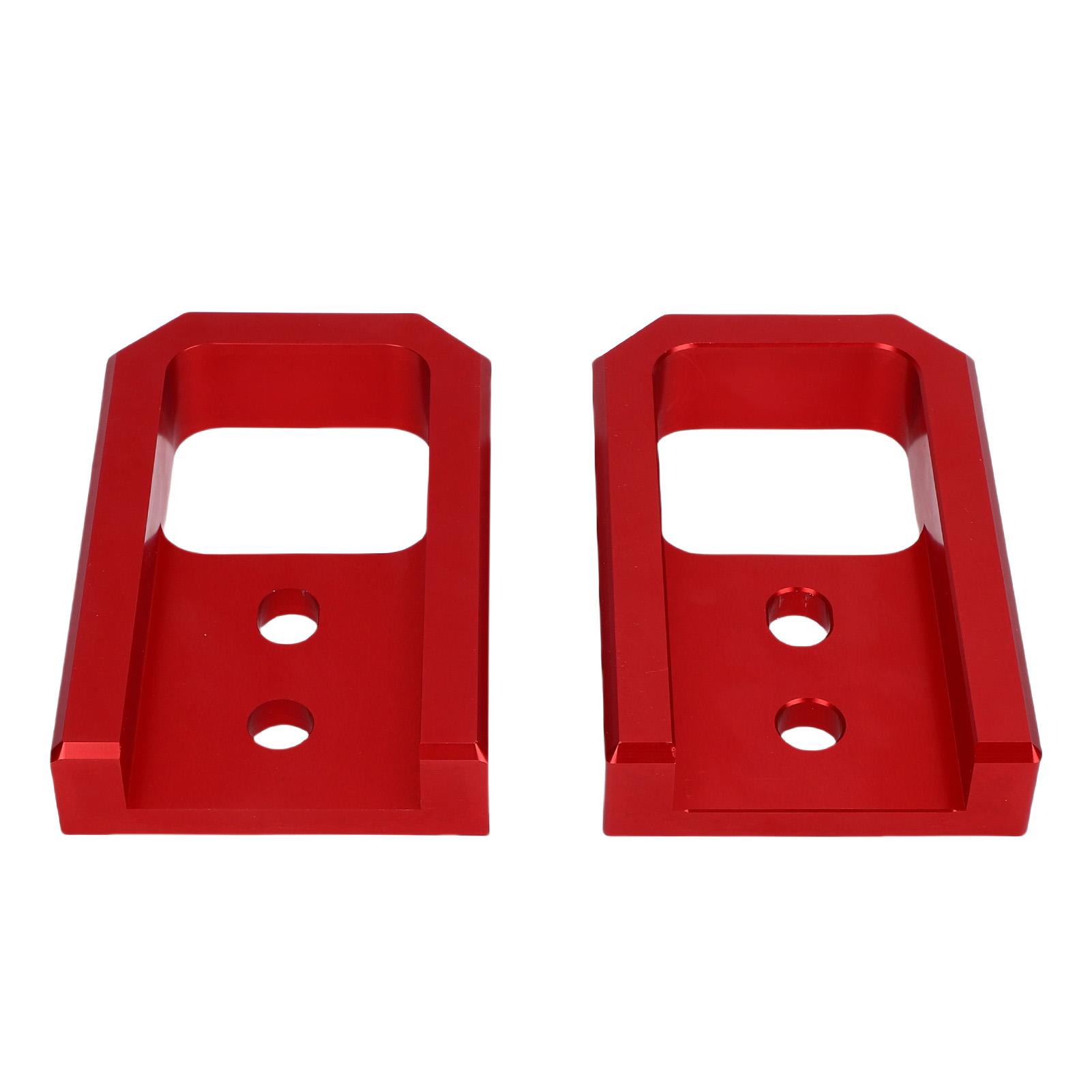 Red Aluminum Alloy Tow Hook, Strong Attachment Point, Designed for 2024-2026
