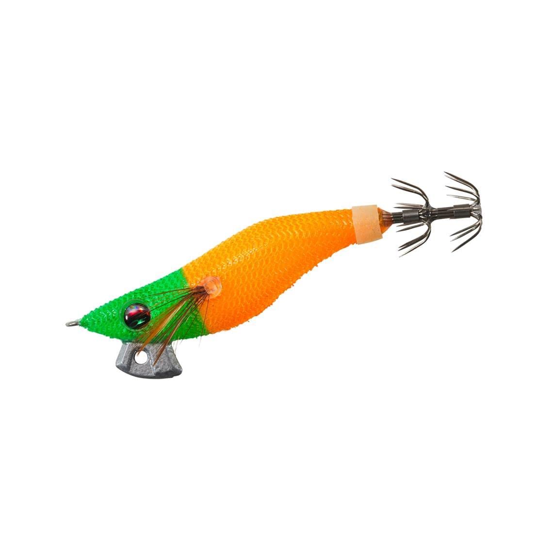 Daiwa Emeraldas Ika Metal Dropper Egi Type RV Crazy Orange Lure 2.5 Keimura-Keimura
