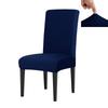 Set of 4 Elastic Chair Cover Dining Room Slipcovers Stretch Solid Removable Seat Protector Furniture Protector Office Home Decor