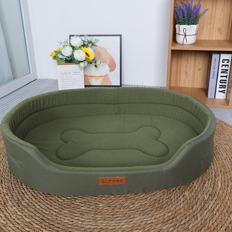 Dog Pet Beds Square Dog Bed For Large Dogs Dog Sofa Beds Waterproof Customized Pet Bed Inner Pad Washable Puppy Kennel Accessory