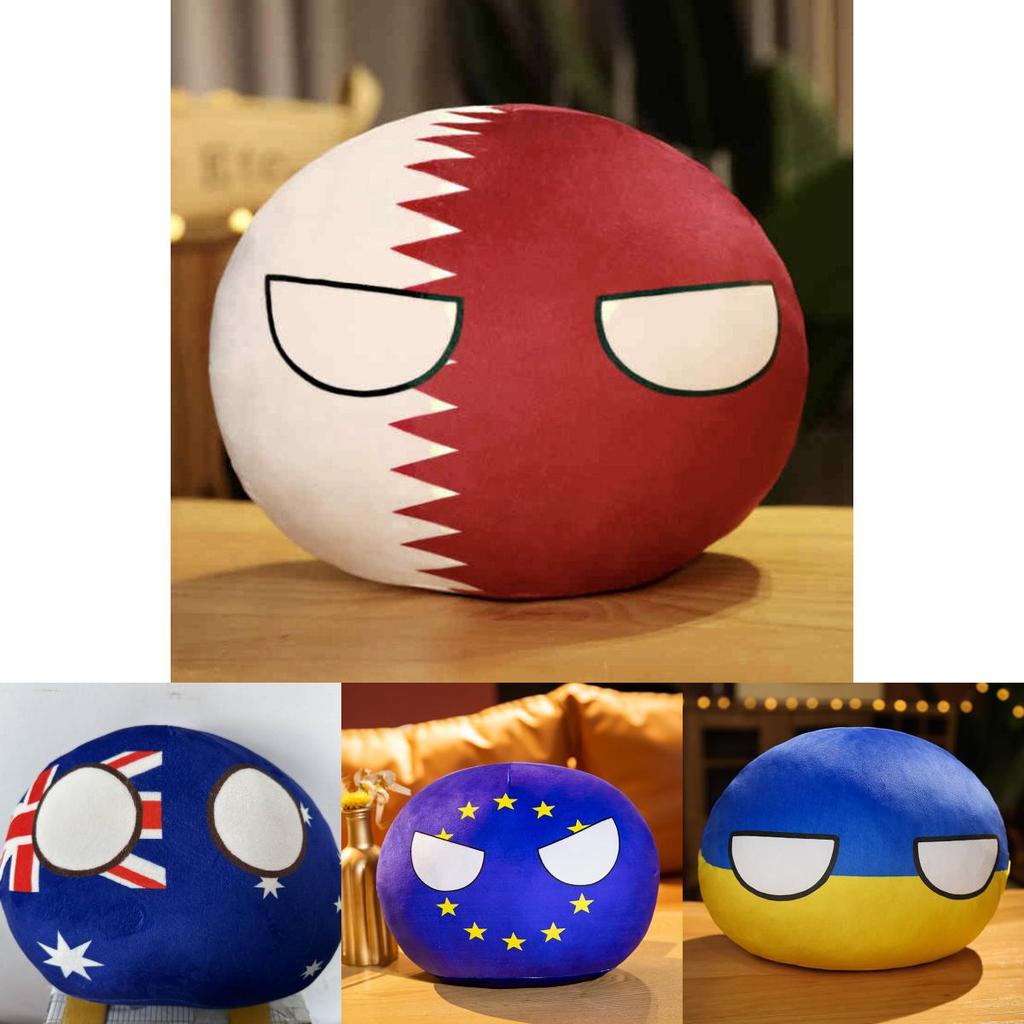 Elastic And Super Soft Cartoon Country Pillow For Home Decoration
