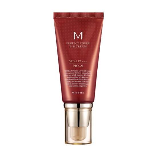 

MISSHA M Perfect Cover BB Cream 21 Светло-бежевый SPF42/PA+++ 50мл, Нет. [Использовал]