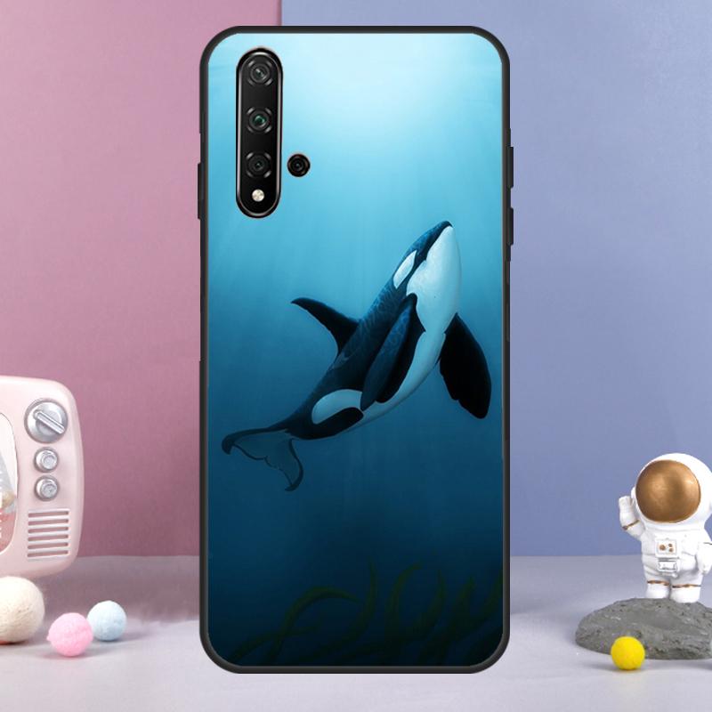 Orcas Killer Whales For Huawei Nova 9 10 SE 3i 7i 8i 11i 12i Y60 Y61 Y70 Y72 Y73 Y90 Y91 P20 P30 P40 Lite Case