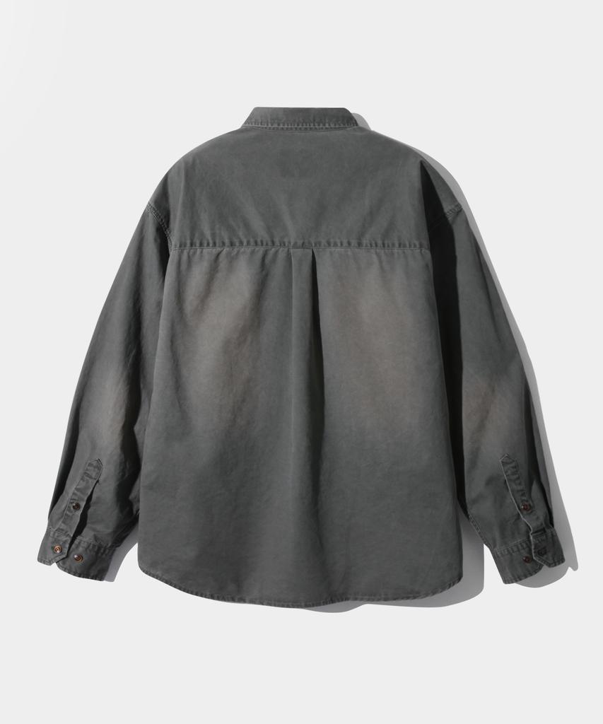 Dimiteulibeullaeg Bio Western Cotton Shirt_Charcoal