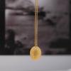 Sun Mount Devil'S Eye Titanium Steel Necklace Simple Versatile Clavicle Chain Necklace