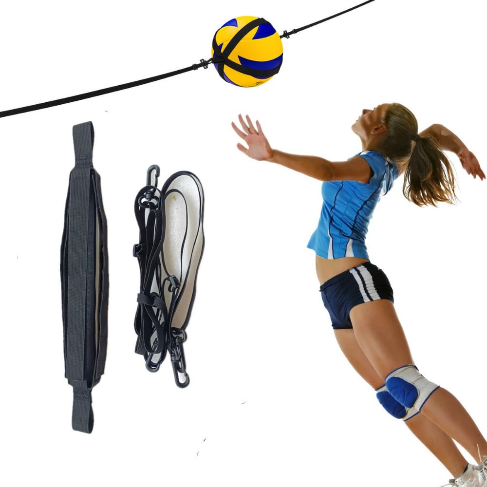 

ideamall Volleyball Practice, Serve, Attack, Spike, Toss Practice, Independent Practice, Size 4 Ball, Size 5 Ball, Stretchable