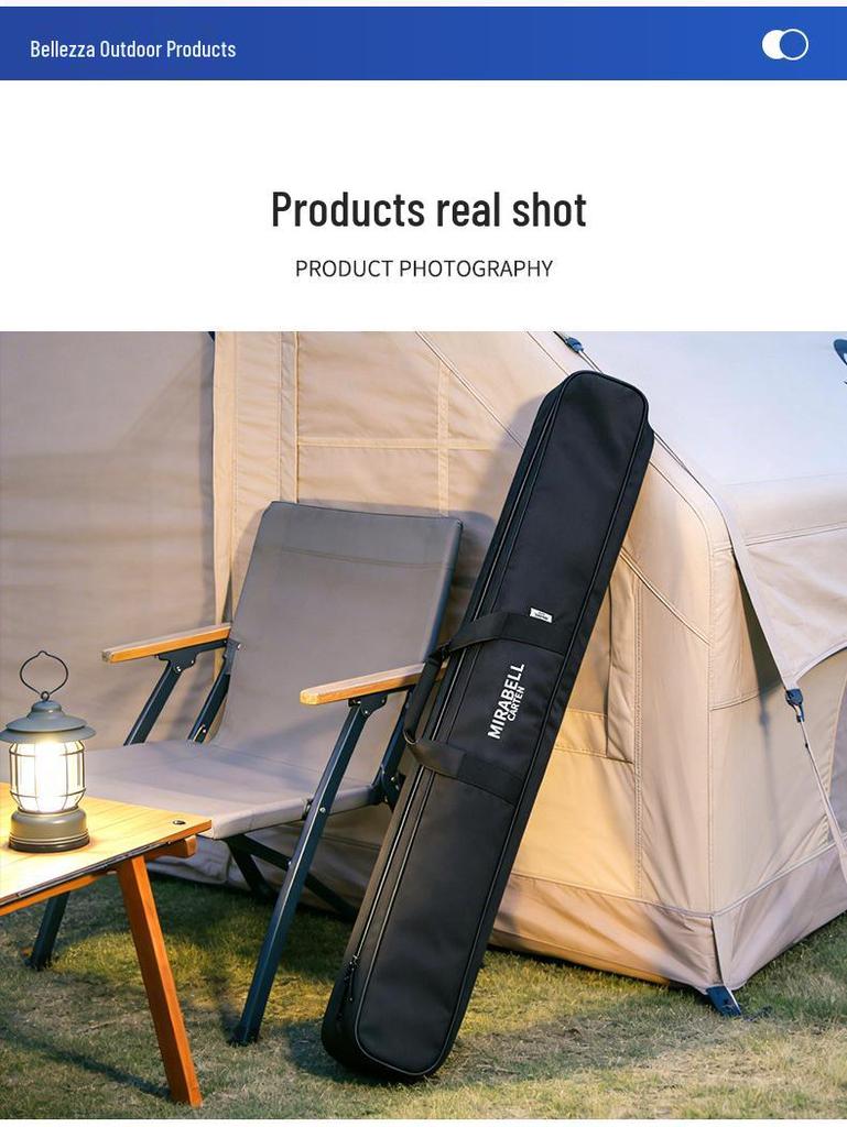 Camping Tent Pole and Gear Storage Bag, Thickened Oxford Cloth
