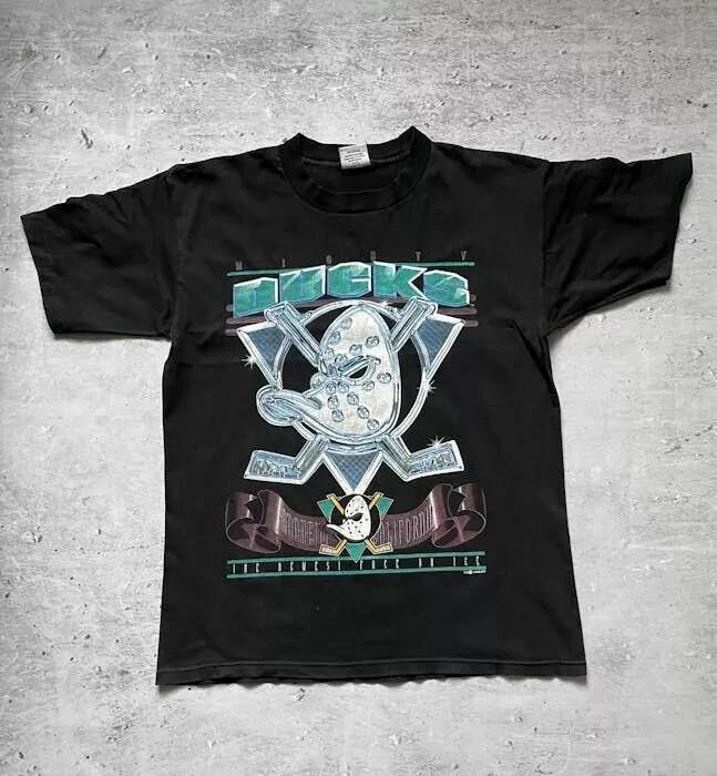 Mighty Ducks Face Ice Retro Vintage Hockey Anaheim Team TShirt Unisex T-Shirt XXXXL