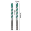Multi-Material Bits Drill Bits Home Improvement Workshop Tasks Four-edge Serrated Glass Wood Metal Tiles Versatile Compatibility