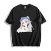 Frieren Floral Crown T-Shirt - Ethereal Elf Design Unisex Tee