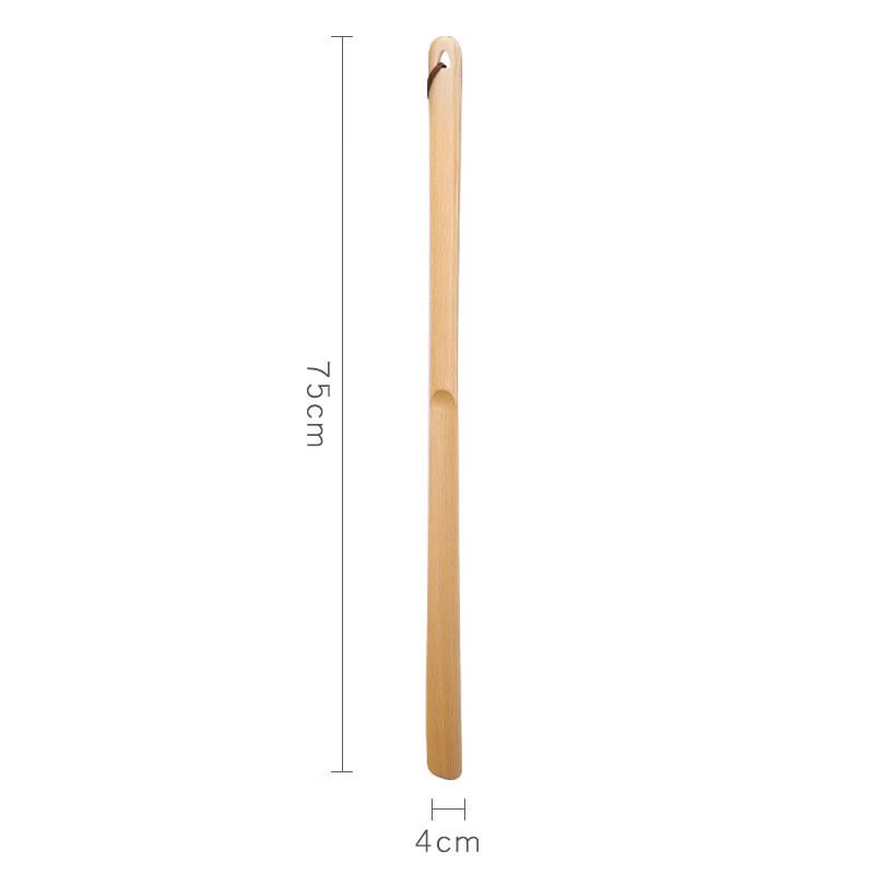 Long Handle Wooden Shoehorn