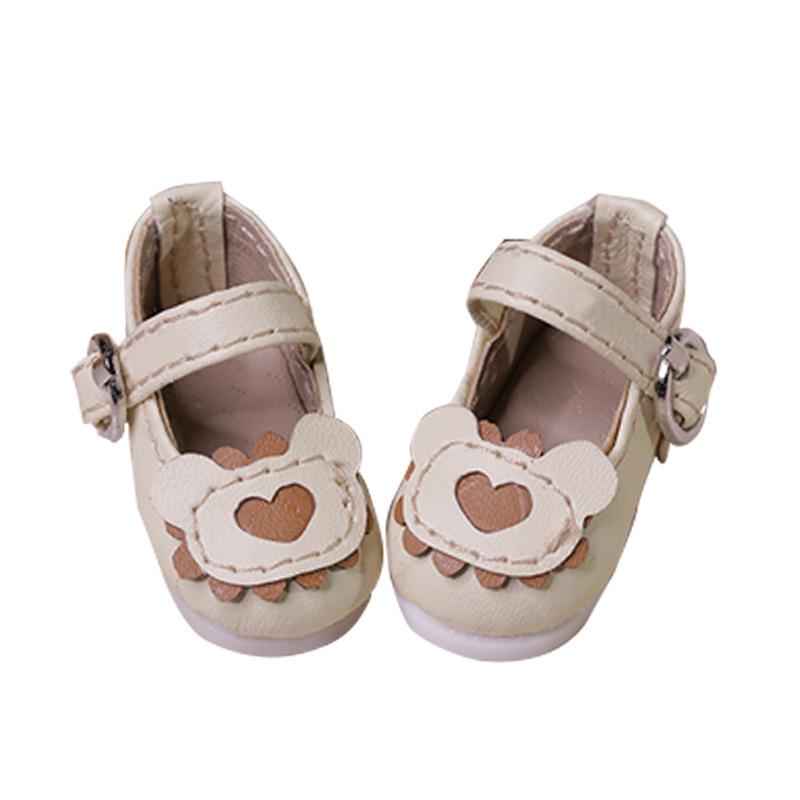 Genuine Six-Point BJD Doll Shoes - Multi-Color Little Bear Egg Roll Style, YOSD Compatible and Versatile Cherry Design for Female Dolls