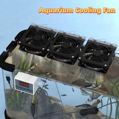 Variable Speed Fish Tank Fan Fast Cooling Fish Tank Cooler Cooling Fan System  Planted Tank