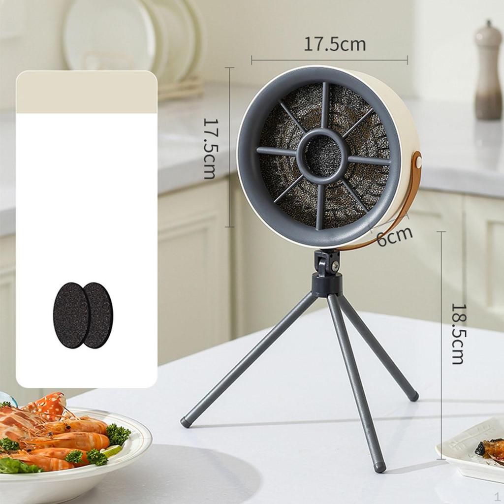 Desktop Range Hood Machine Portable Smoke Extractor Indoor Barbecue Fume for RV