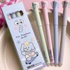 4Pcs Creative Animal Pattern Ballpoint Pens Funny Themed Copywriting Ballpoint Pens School Office Stationery Writing Supplies
