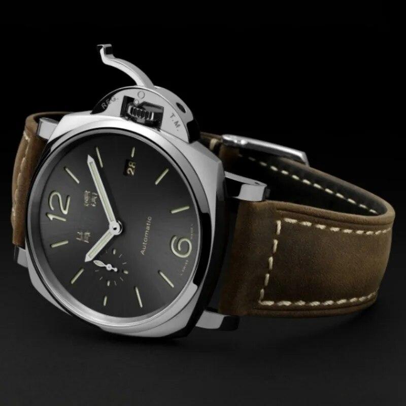 For Panerai Watch Strap Genuine Leather Band Men's Women's Original PAM111/441/312 Crazy Horse Belt 18mm 20mm 22mm 24mm 26mm Samsung Watch HUAWEI