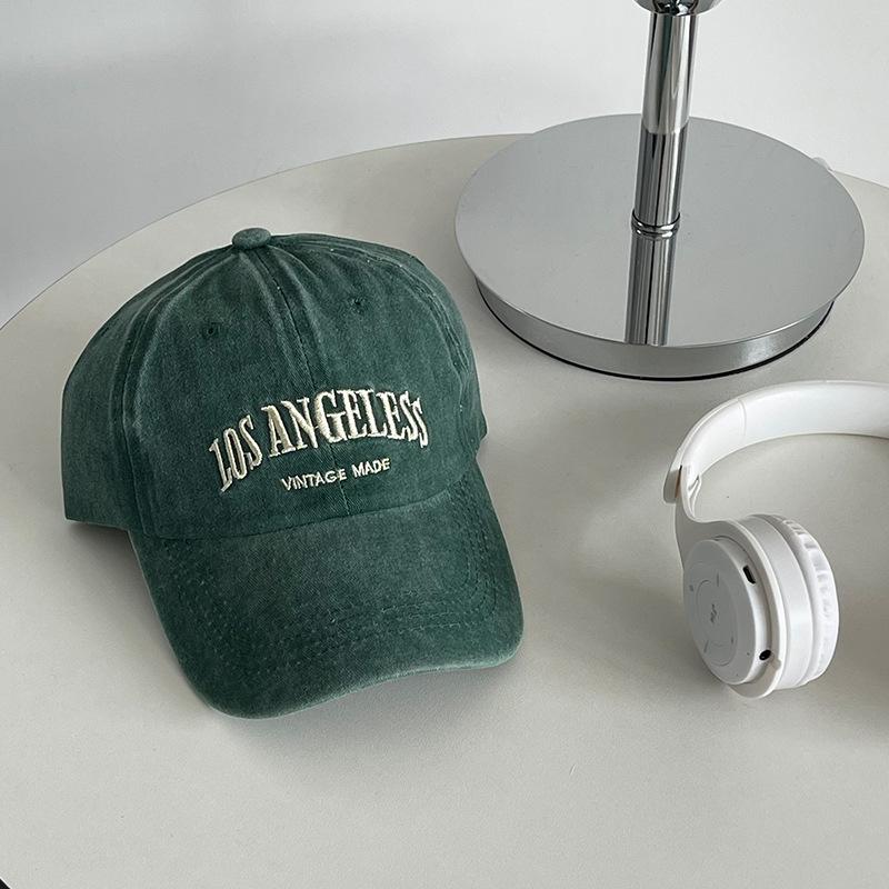 Șapcă de baseball unisex retro din bumbac cu broderie cu litere și snapback reglabil pentru primăvară/vară