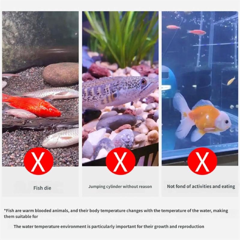 LCD teploměry pro akvárium s vysokou přesností, nalepovací teploměry s detekcí pohybu