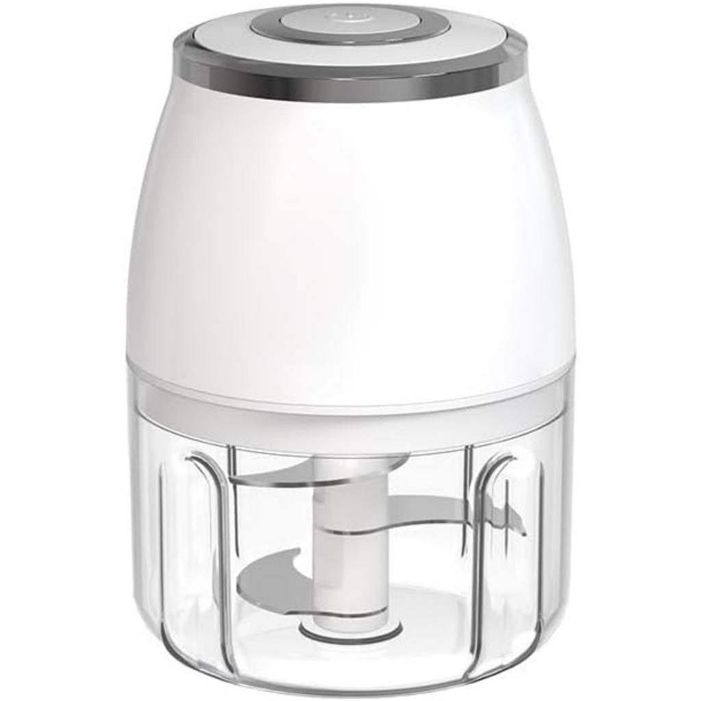 Electric Garlic Chopper, Mini Portable Food Processor, Garlic Grinder Masher for Onion, Ginger, Chili, Fruit, Vegetable, Meat