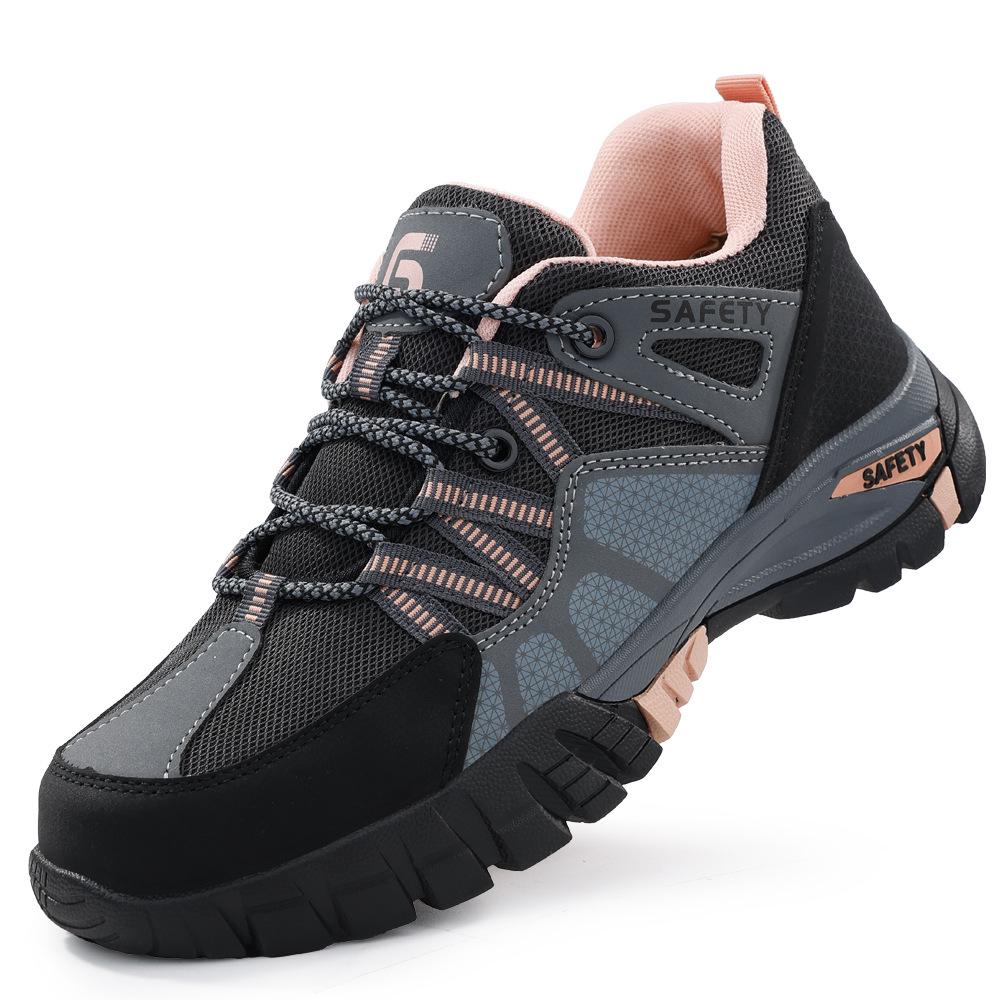 2025 Damen Atmungsaktive Isolierte Geruchshemmende Elektriker Schuhe mit Zehenschutzkappe aus Kunststoff, Anti-Quetsch- und Durchtrittsschutz