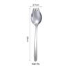 Wutuo 304 Stainless Steel Long Handle Salad Utensil Set