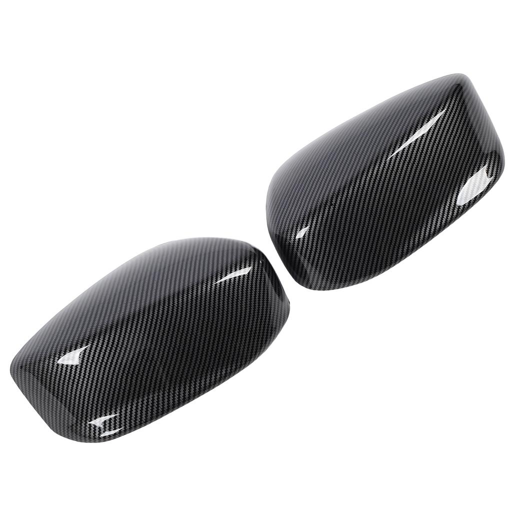 1 Paar Seitenspiegelkappenabdeckung im Carbenfaser-Stil für Seitenrückspiegelabdeckungen für Accord 2008 bis
