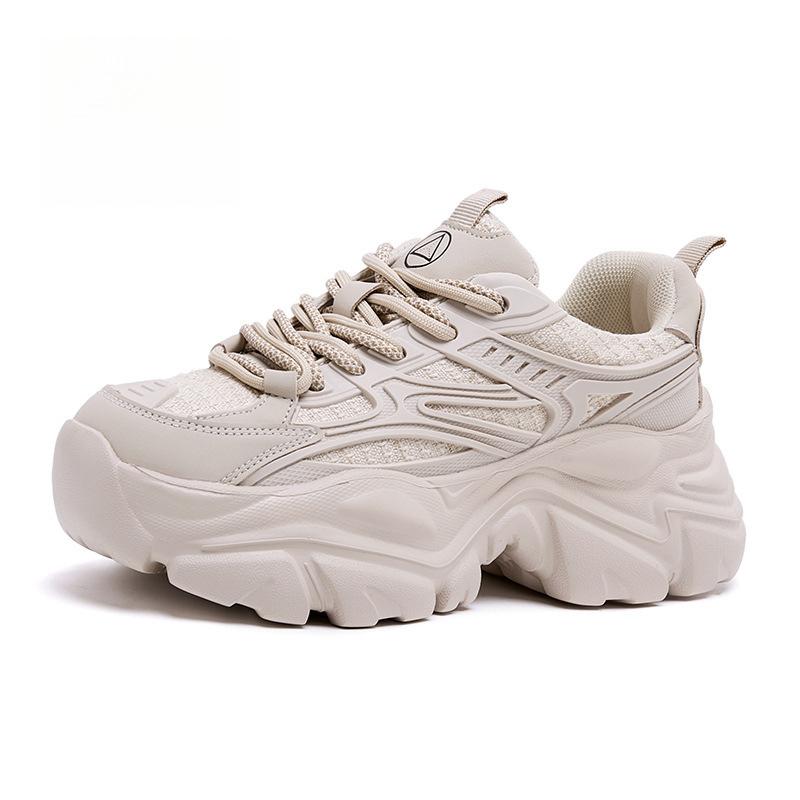 

Platform dad shoes women s autumn new breathable sports and leisure shoes heightening white shoes single shoes women s shoes 40