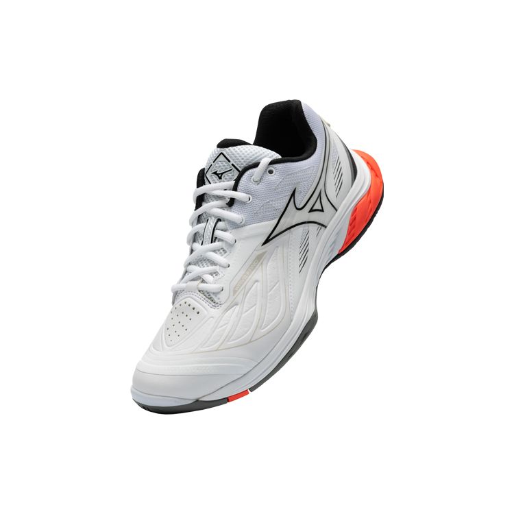 Mizuno Wave Fang 2 Beyaz Ateş Mercan Unisex Spor Ayakkabı Siyah Ateş-Mercan-2 71GA231321