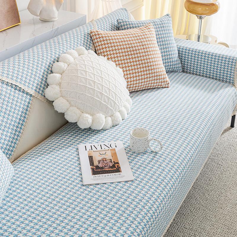 

Четырехсезонная подушка для дивана, летняя, из хлопка и льна, простая, современная, тканевая подушка для сидения, универсальный чехол для дивана с капюшоном, тканевое полотенце, сиденье для гостиной, дома 45x45cm seat mat 1pcs