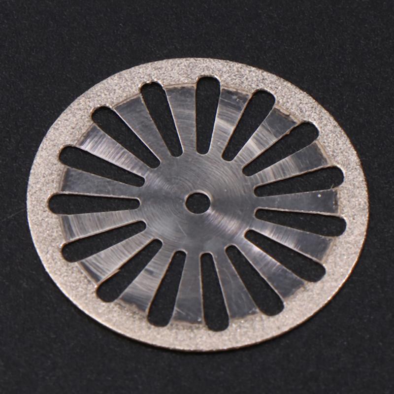 Dental Lab Double Sided Diamond Cutting Disc 22Mm For Separating Polishing Ceramic Crown Plaster Or Jade