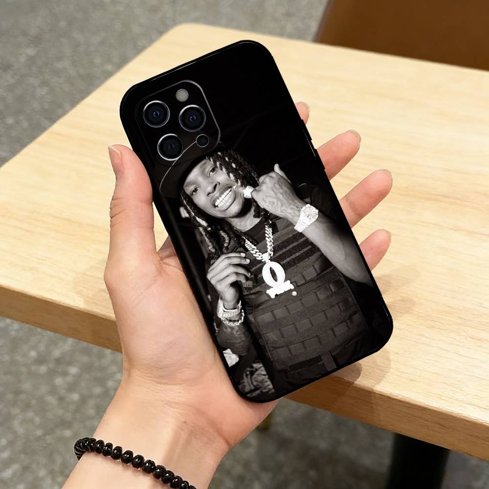 R-Raper K-King Von Phone Case For iPhone 17,16,15,14,13,12,11 Plus,Pro Max,XS,Soft Silicone Black Cover