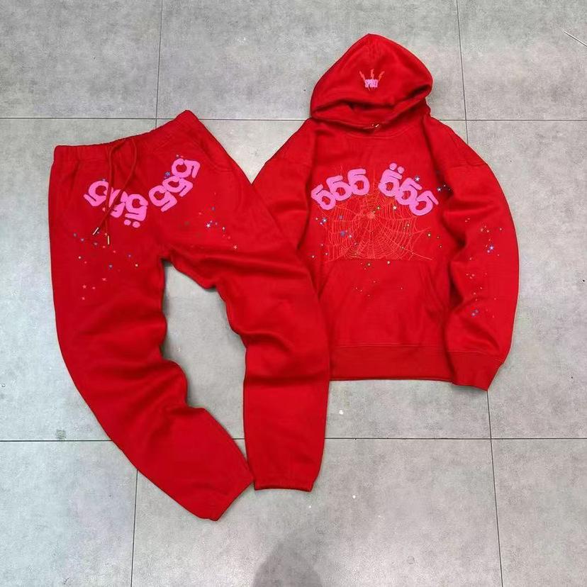 Maglione con stampa ragnatela, con cappuccio, pullover, casual, largo, nuovo