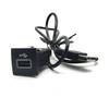 Car USB Charger PD Quick Charge QC3.0 Phone Charging Adapter Outlet Button For Volkswagen Golf 6 Jetta 5 MK6 Scirocco 2006-2012