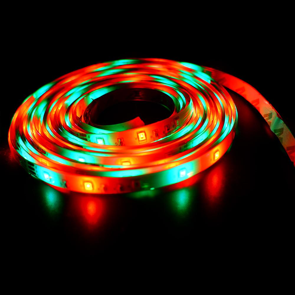 RGB Color Changing LED Strip Light Kit, Remote Control Waterproof Flexible Light Strips for Indoor Decor