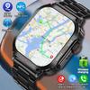 2025 Novo Relógio Inteligente Militar Masculino Outdoor GPS Esportivo Rastreador de Fitness Monitor de Saúde 1.95" Chamada BT Smartwatch Para Xiaomi Huawei