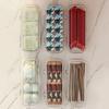 Acrylic Coffee Capsule Storage Box Flip Top Cosmetic Brush Organizer Tea Bag Storage Box  Kitchen