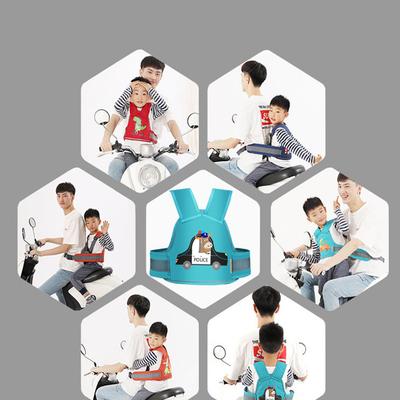 Mesh Children Cycling  Safety  Strap Adjustable Lightweight Breathable Reflective Warning Vest For Electric Vehicle Motorcycle