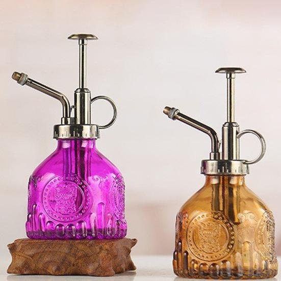 Bottiglie spray da 200 ml Bottiglia spritz in vetro stile zucca vintage multiuso facile da usare per interni