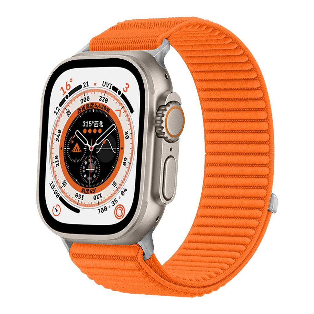 Nylon Braided Sport Strap For Apple Watch Band 49mm Bracelet iWatch 38mm 40mm 10 9 8 7 6 5 4 SE Ultra 2 46mm 45mm 44mm 41mm 42mm