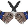 Level 9 Work Stainless Steel Mesh Protective Gloves for Disaster Includes One Cotton Set Cut-Resistant Gloves, Cut-Resistant, Cut-Resistant Gloves,