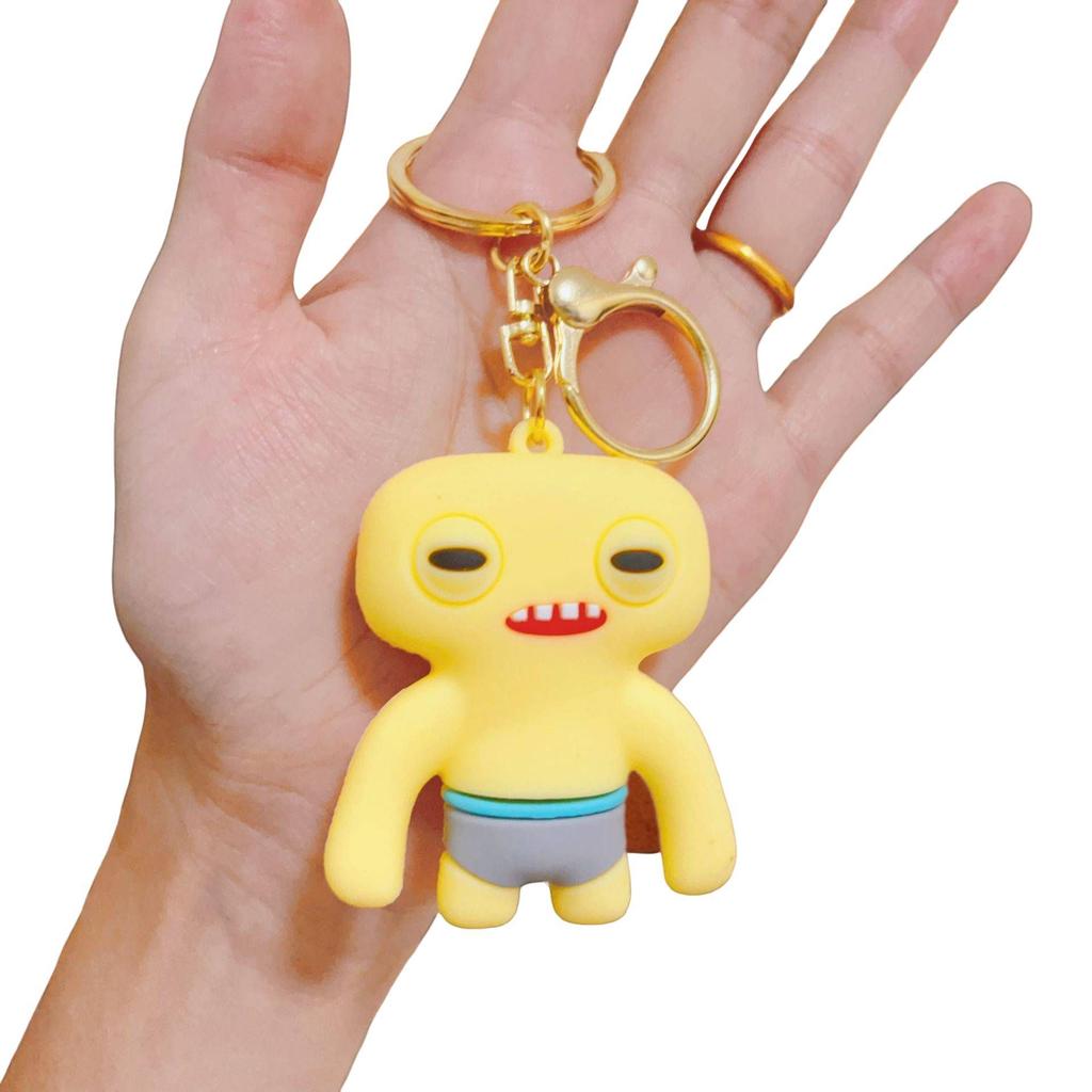 Брелок Фуглер Fuggler лимонный фигурка игрушка для ключей, рюкзака, сумки 5 см