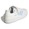 Adidas Originals Forum Low Synthetic Leather Velcro Durable Fit Low Top Skate Shoes Women Sneaker White Blue GY7985
