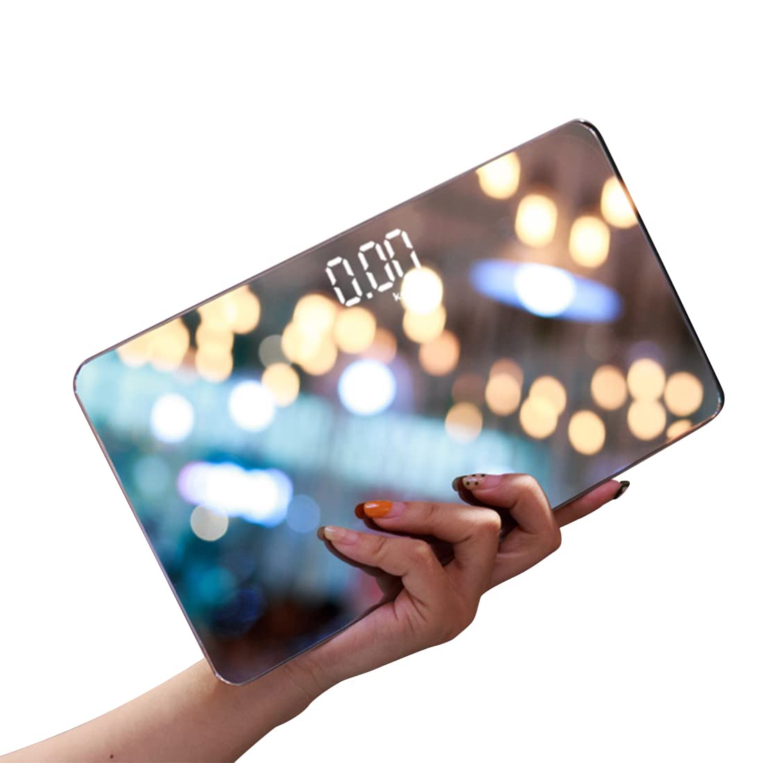 

Absdefen Мини Электронное Зеркало Электронные Дорожные Мини Весы Закаленное Автоматическое Питание Поддерживают до Высокий Выдерживают Тяжелый Компактный и HD Ночное Видение