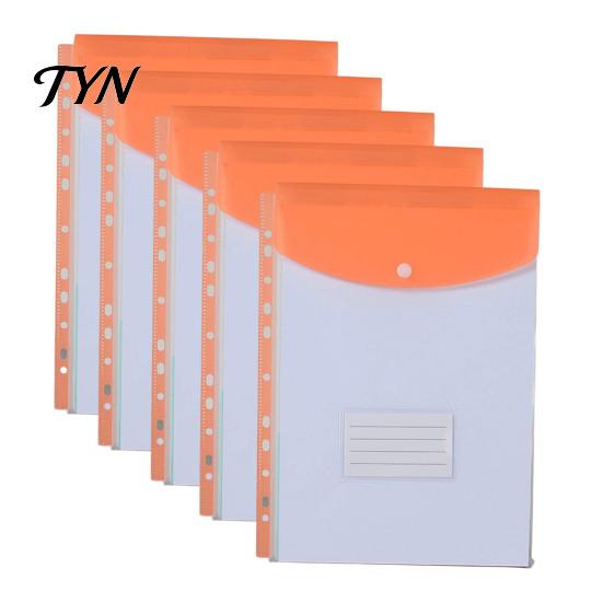 Portable Travel Folder 11 Hole Expanding File Pockets, Reusable PP Document Sleeves, Transparent Multi Purpose Storage Bag Waterproof Organizer