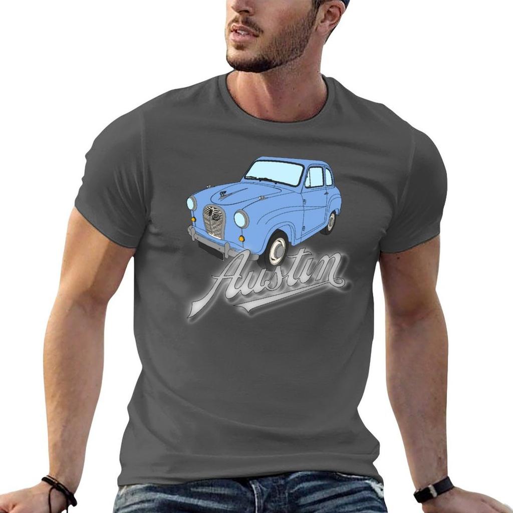 Austin A35  Standard Iris Blue TShirt Casual Everyday Short Sleeve TShirt