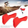 1Pair Bike Handlebar Cover Silicone Protective Comfortable Grips for Road Bicycle Cycling Accessory 4700 Rouge