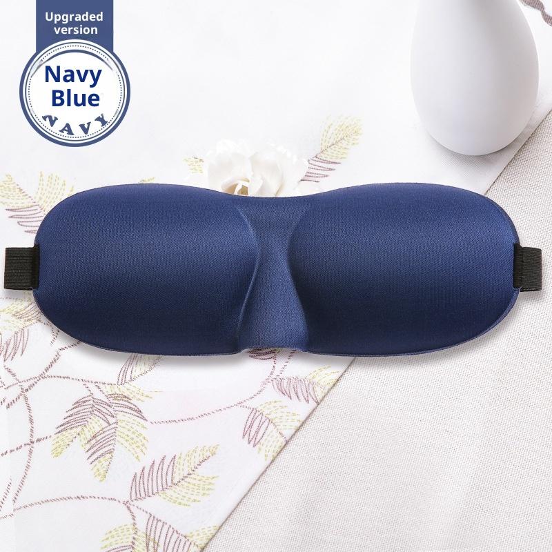 Custom Logo Comfortable Breathable 3D Contoured Foam Eyemask 100% Blackout Eye Mask for Sleeping with Adjustable Strap